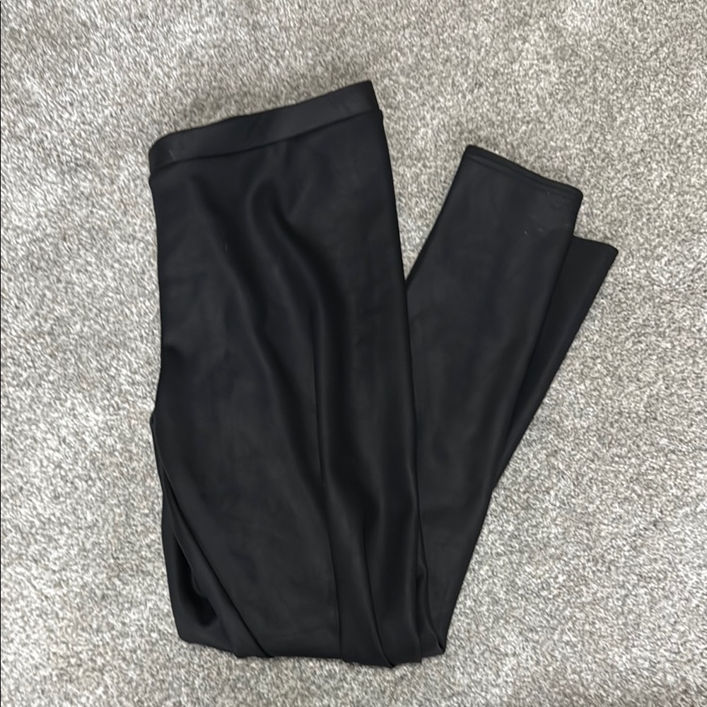 Lauren Conrad Faux Leather Leggings, L, Never Worn